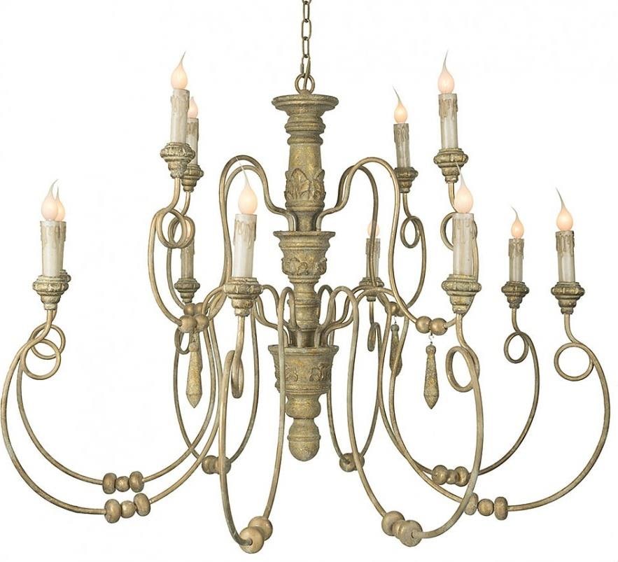 Provence Home French Country Coffee Table 34H 42W 42L (1 of 1)