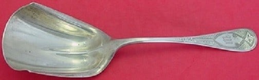 Tiffany & Co King William Engraved Sterling Silver Cracker Scoop 9 1/4" (1 of 1)