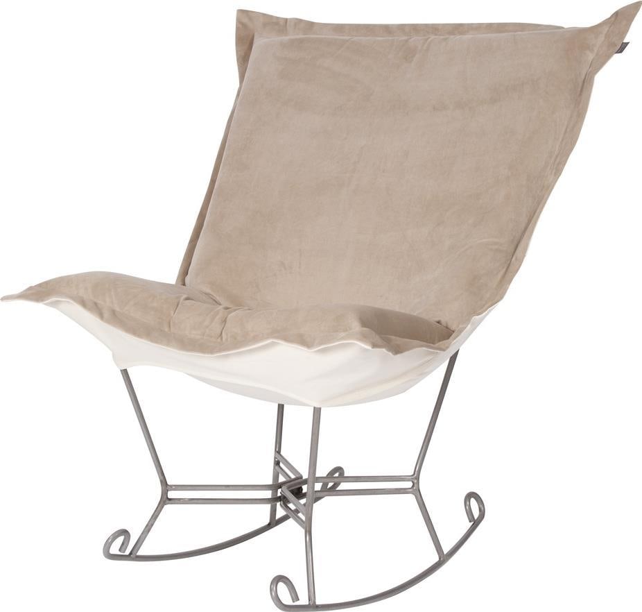 Howard Elliott Bella Transitional Sand & Brown Puff Rocker (1 of 1)