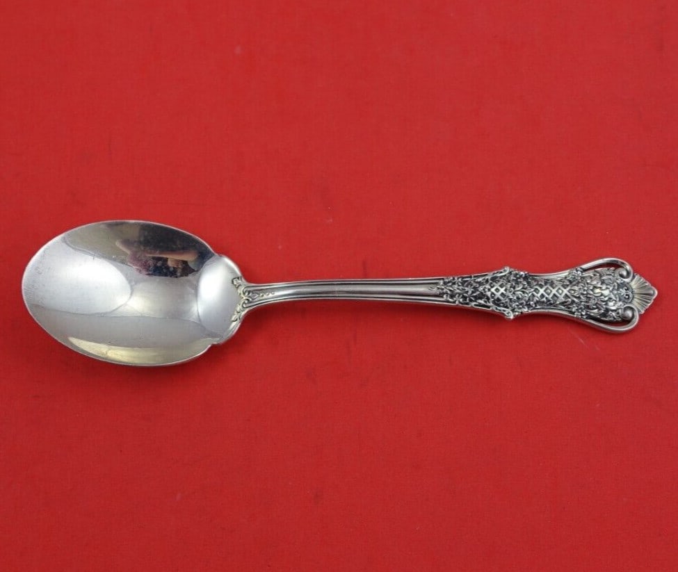 Vera Wang Trellis Sterling Silver Sugar Spoon 6.25 Inch Serving (1 of 3)