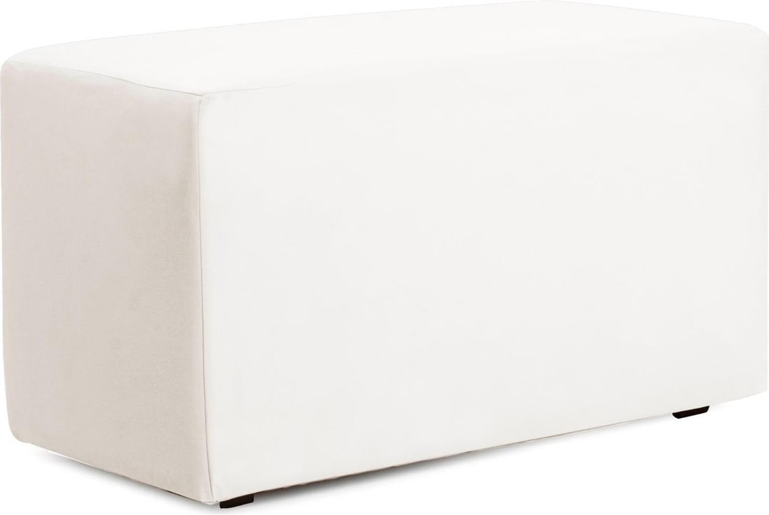 Howard Elliott Atlantis White Patio Bench Cover 100% Polyurethane Hand-Finished (1 of 1)