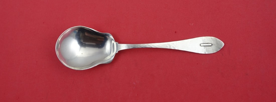 International Sterling Silver Van Dyke Sugar Spoon with Applied Mono 'I' 6" (1 of 2)