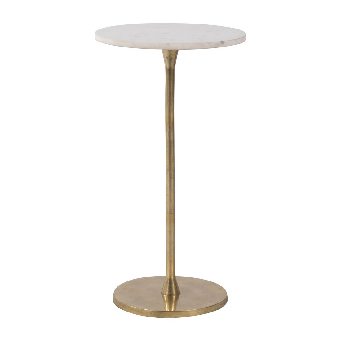 Sagebrook Home Modern Gold Aluminum Stone Drink Table (1 of 12)