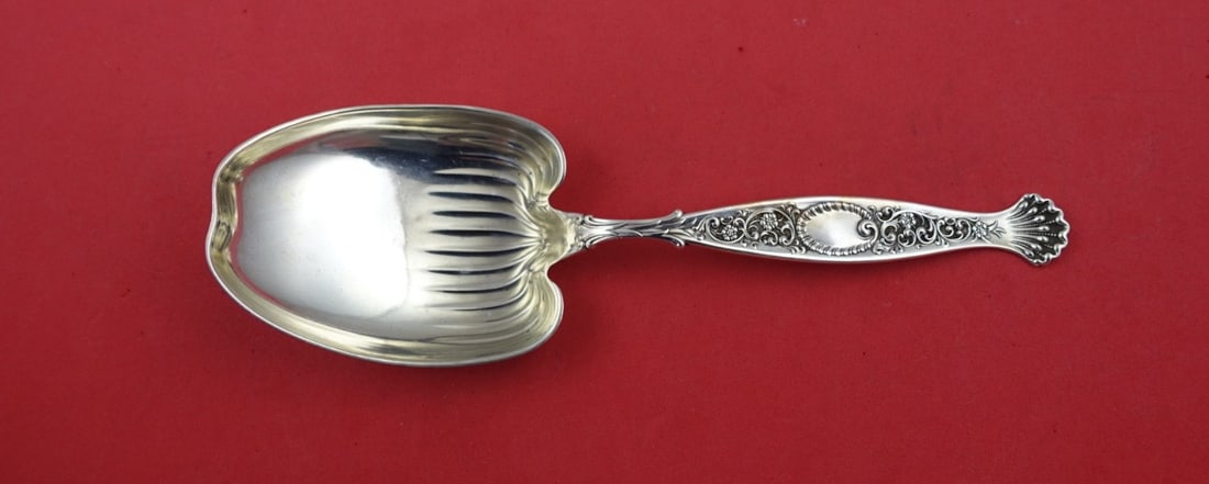 Whiting Hyperion Sterling Silver Small Berry Spoon 7 3/4" (1 of 2)