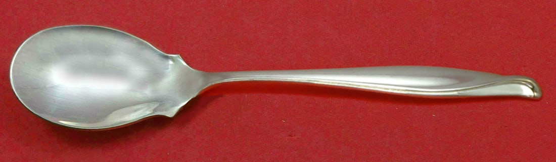 Alvin Spring Bud Sterling Silver Ice Cream Spoon 5 3/4" Custom Made: Alvin Spring Bud Sterling Silver Ice Cream Spoon 5 3/4" Custom Made This exquisite ice cream spoon features the elegant Spring Bud pattern by Alvin. Crafted from high-quality sterling silver, this cus