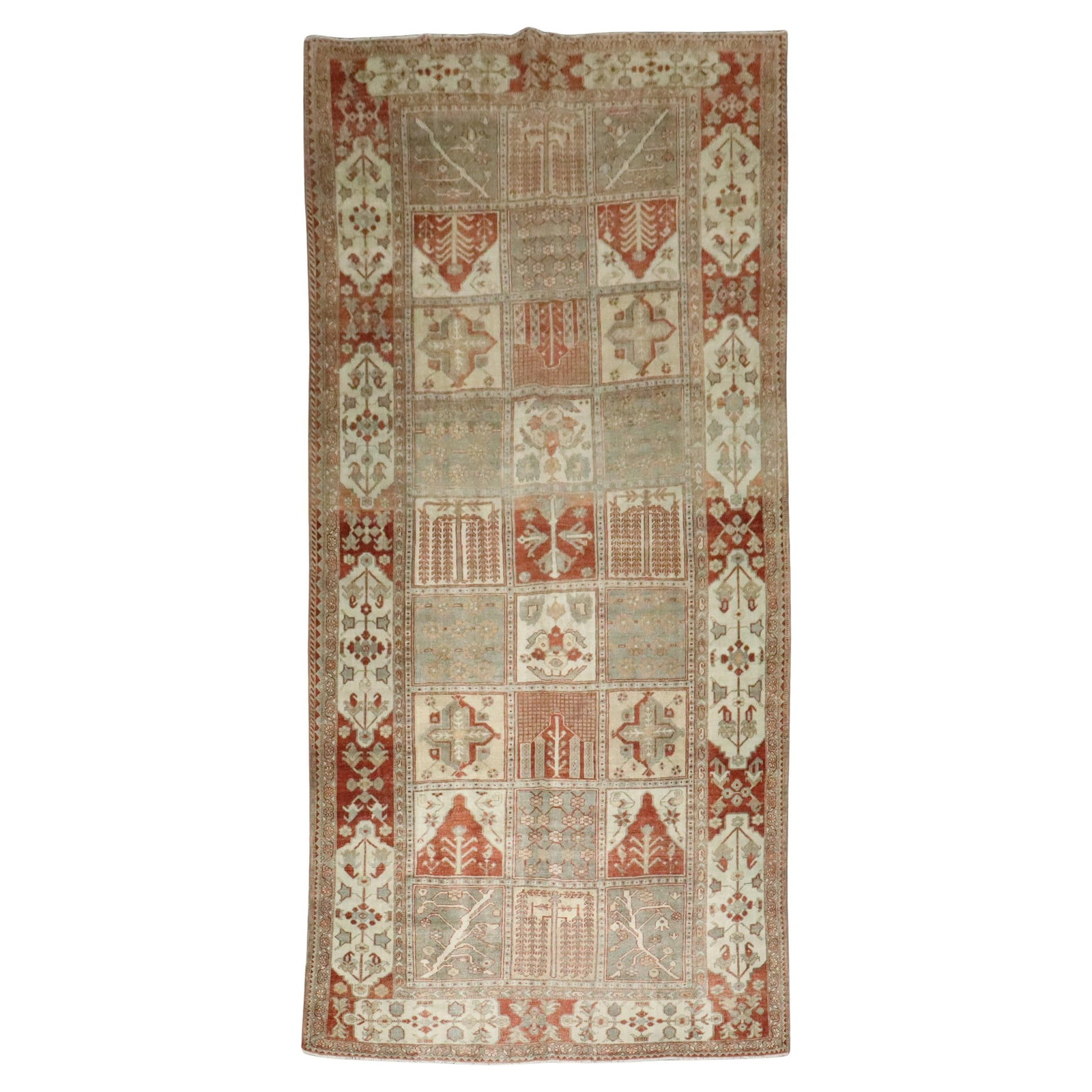 Persian Bakhtiari Gallery Runner Wool Hand-Woven 1930s 6'6 x 13'1 (1 of 8)