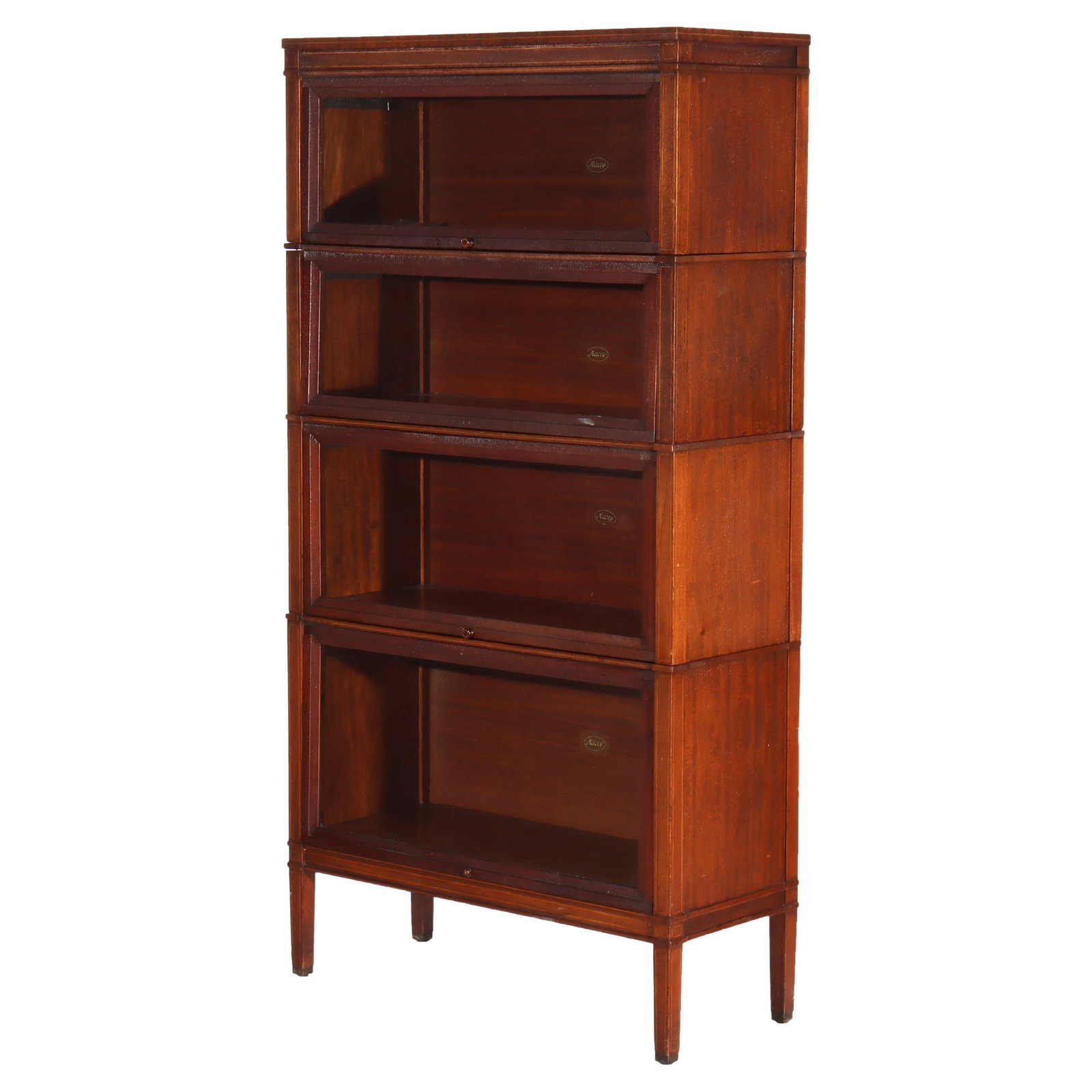 Vintage Macey Arts & Crafts Mahogany Barrister Bookcase C1920 (1 of 16)