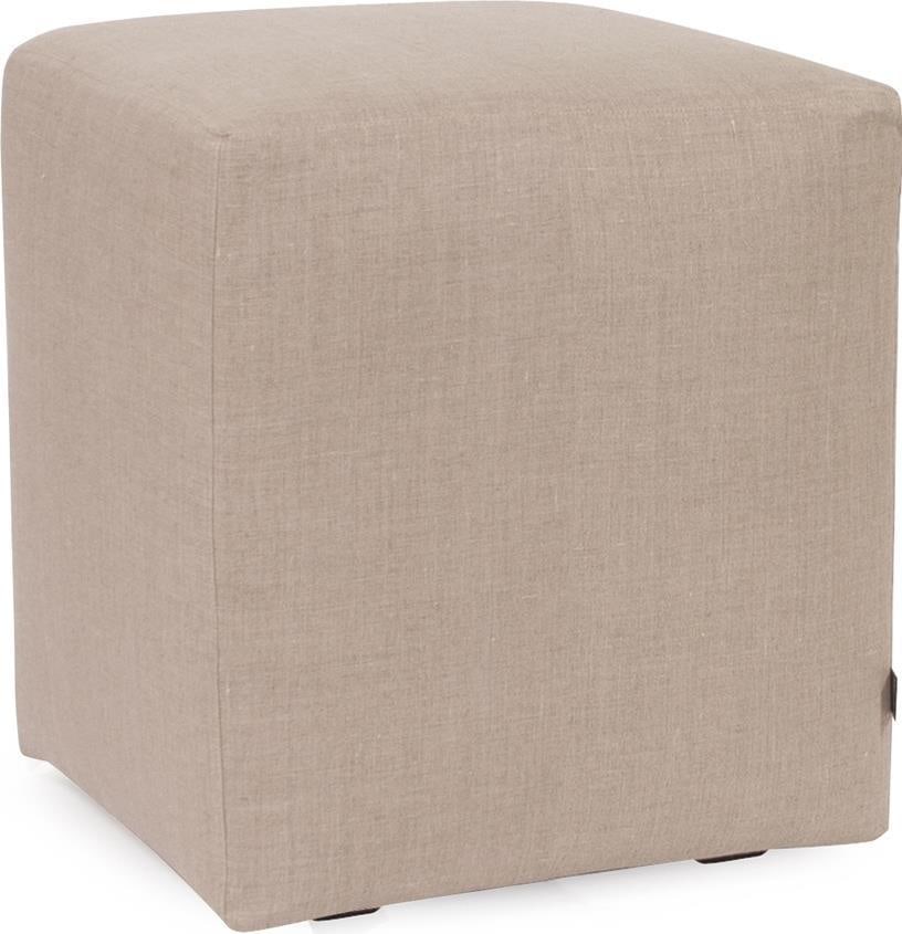 Howard Elliott Natural Linen Slipcover for Universal Cube 20H x 18W x 18D (1 of 2)