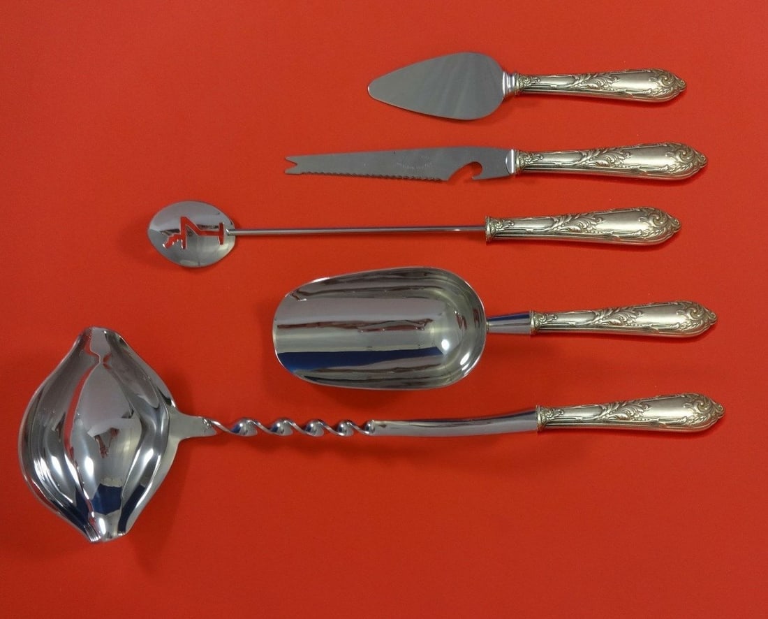 Reed & Barton Romaine Sterling Silver 5pc Cocktail Party Bar Set (1 of 1)