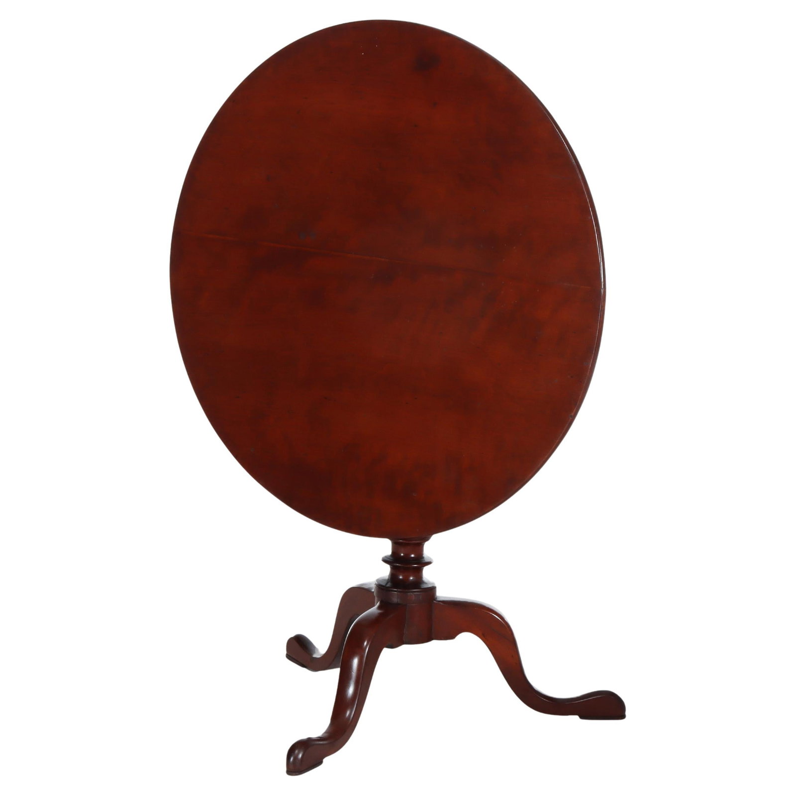 Late 19th Century Mahogany Tilt Top Table With Bird Cage Mechanism (1 of 11)