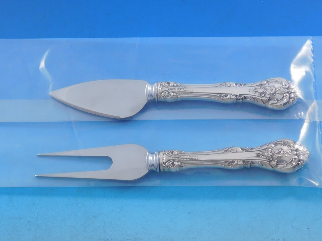 Gorham King Edward Sterling Silver 2-Piece Cheese Serving Set Custom (1 of 6)