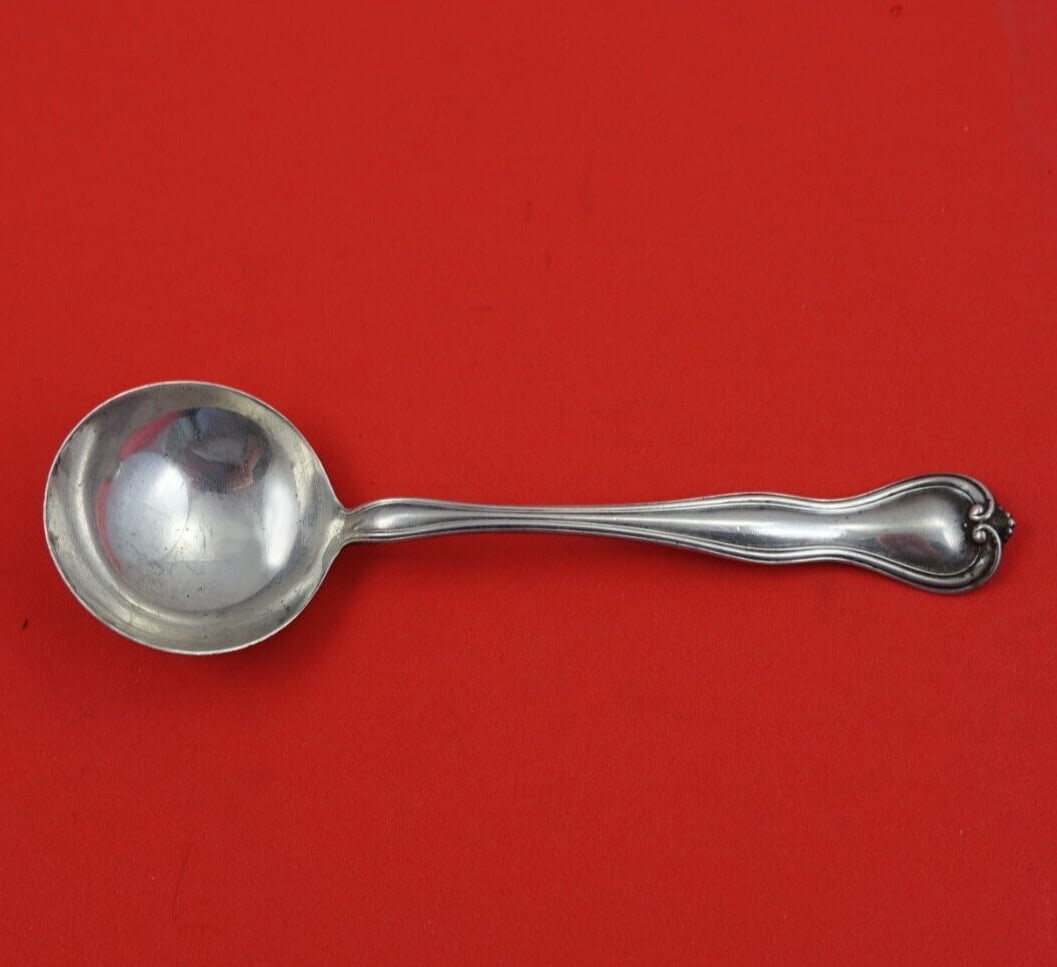 Watson Mount Vernon Sterling Silver Cream Soup Spoon 5 3/4" (1 of 3)