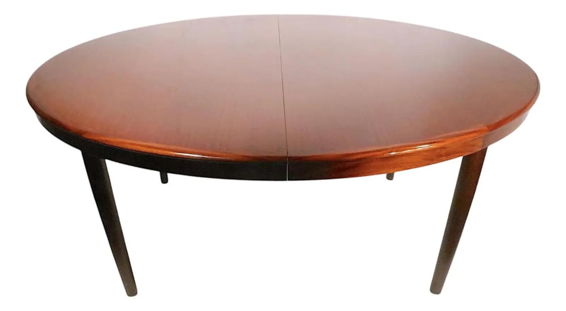 Mahogany Extension Dining Table with Leaves by H W Klein for Bramin Mobler (1 of 10)