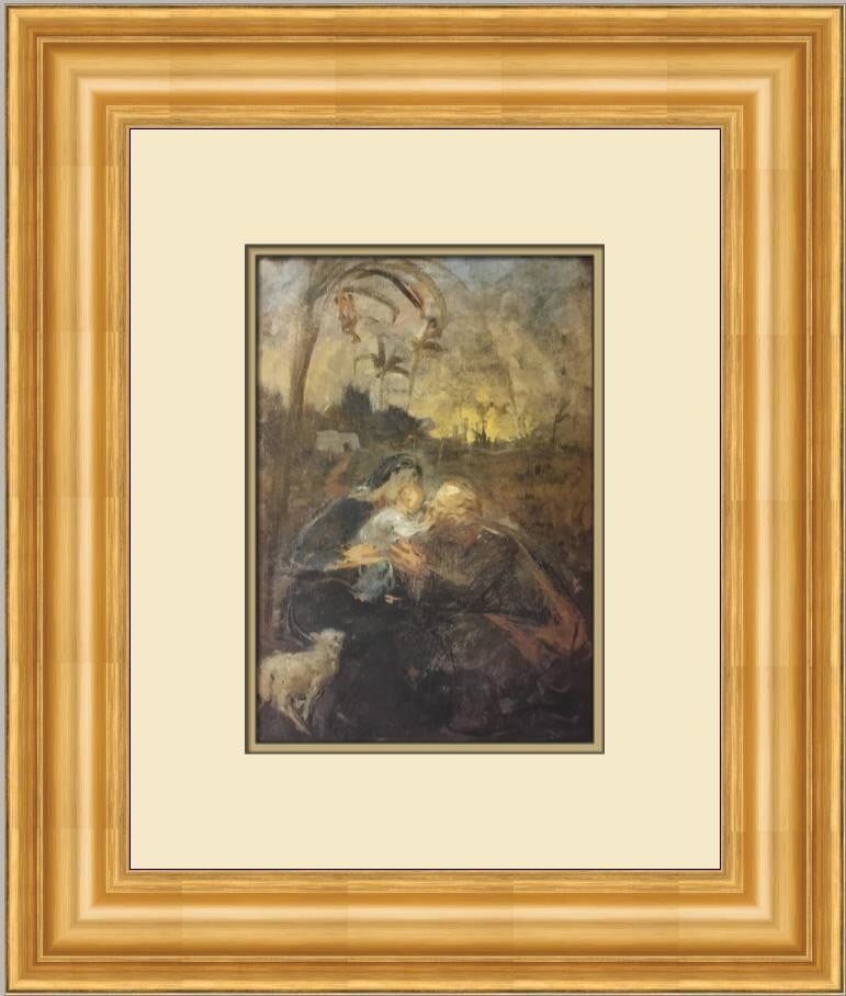 Pablo Picasso Rest During The Flight To Egypt Custom Framed Lithograph Print (1 of 2)