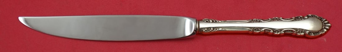 Reed & Barton Georgian Rose Sterling Silver Custom Steak Knife 8 Inch (1 of 3)