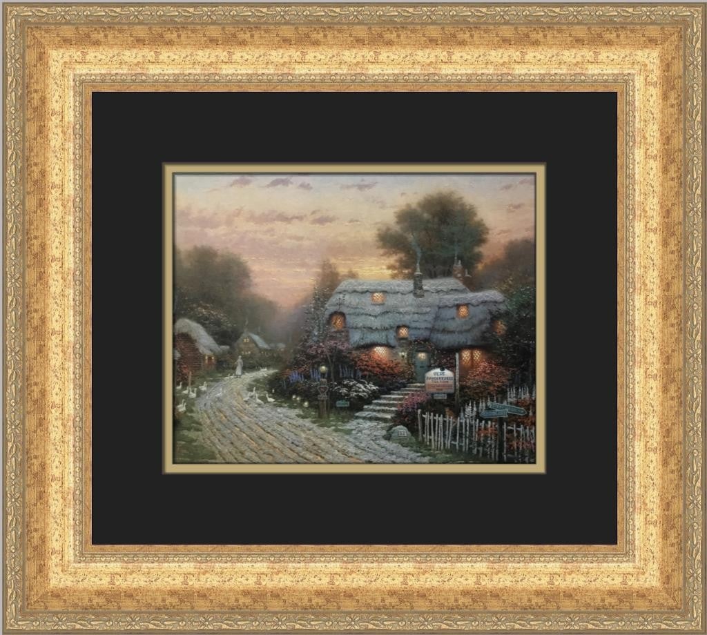 Thomas Kinkade Old Porterfield Tea Room Framed Print 15x13 Landscape (1 of 2)