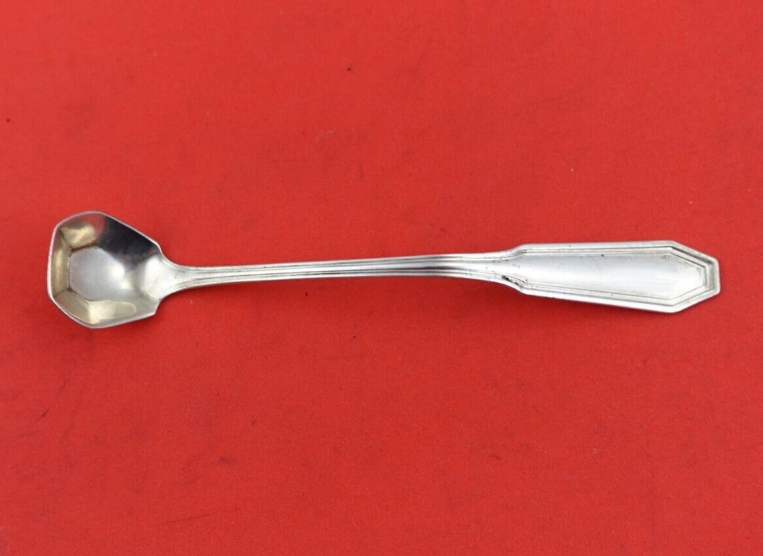 Wallace Somerset Sterling Silver Mustard Ladle 4 5/8 inches (1 of 2)