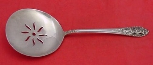 International Sterling Silver Crown Princess Tomato Server 8 Inch (1 of 2)