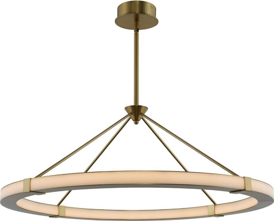 Kalco Lavo 39 Inch LED Pendant Light Dimmable Indoor Winter Brass (1 of 1)