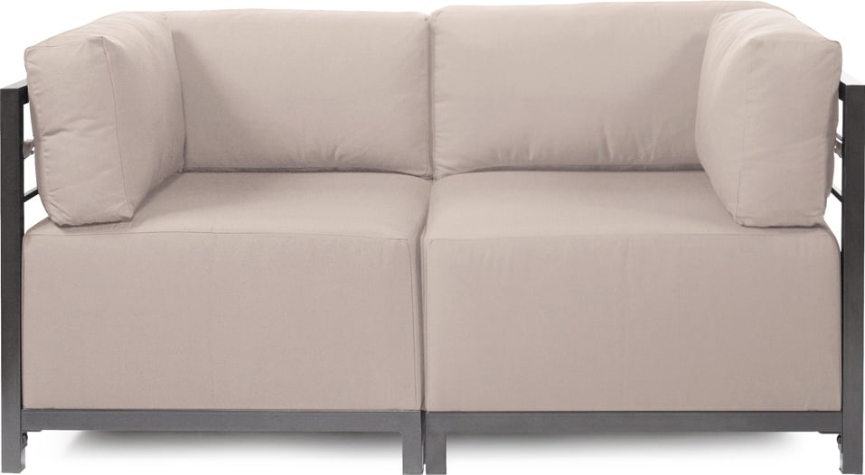 Howard Elliott Coastal Seascape Loveseat Sectional Titanium Frame (1 of 1)