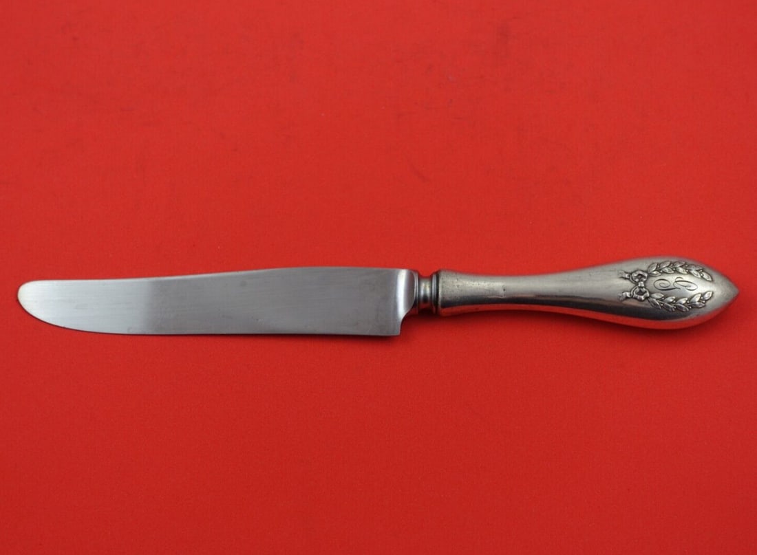 Shreve Napoleonic Sterling Silver Knife 8 7/8 inches Monogrammed (1 of 3)