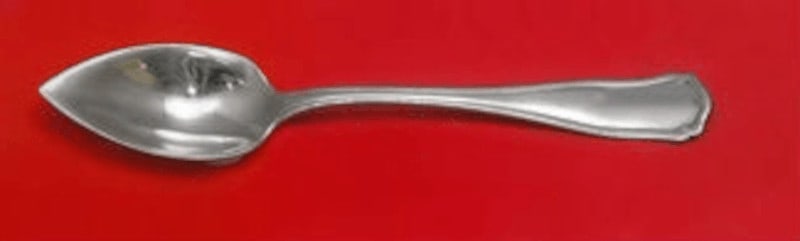 Shreve Dolores Sterling Silver Custom Grapefruit Spoon 5 7/8": Shreve Dolores Sterling Silver Custom Grapefruit Spoon 5 7/8" This exquisite grapefruit spoon is part of the Dolores pattern by Shreve, expertly crafted from quality sterling silver. Measuring 5 7/8 i