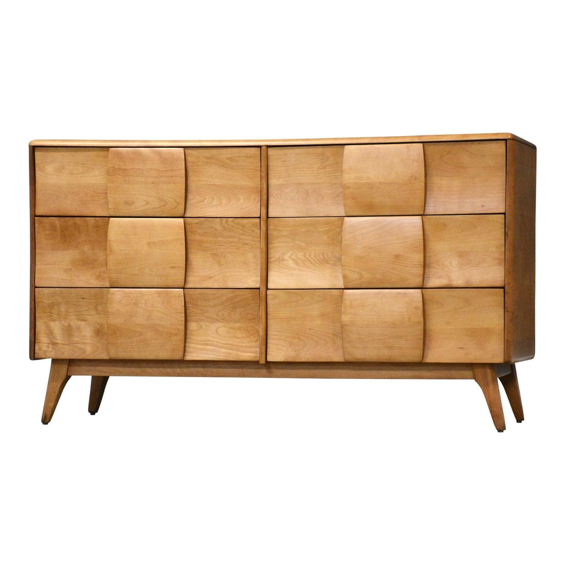 Mid Century Kohinoor Maple Six Drawer Dresser Refinished 1950s (1 of 8)