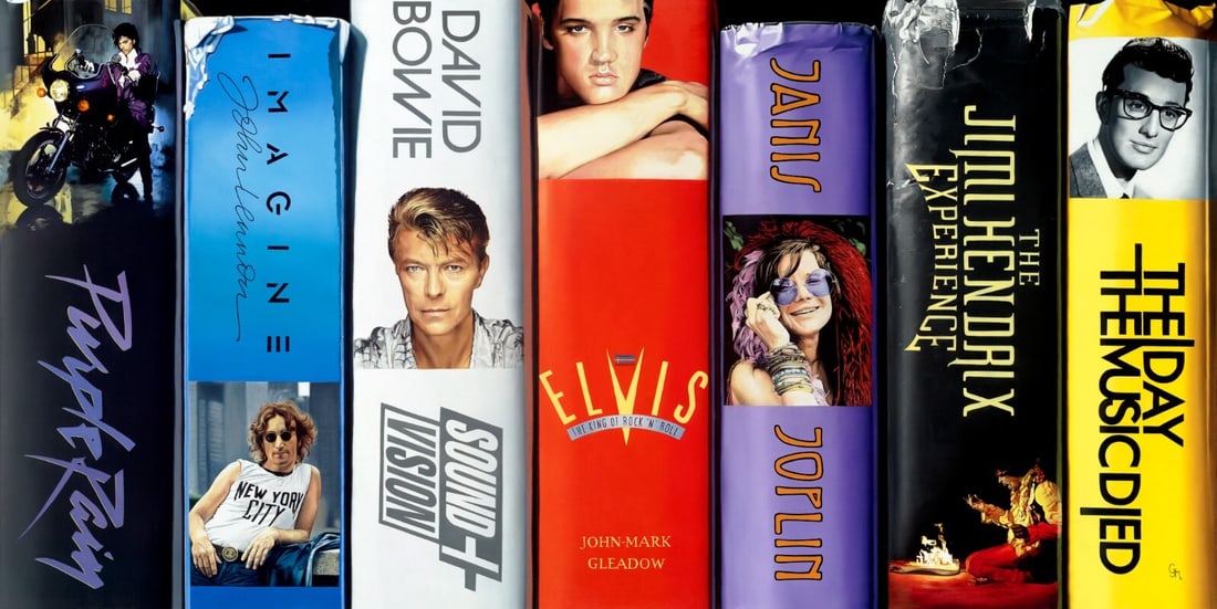 John-Mark Gleadow The Day The Music Died Limited Edition Giclee Canvas Print Signed (1 of 1)