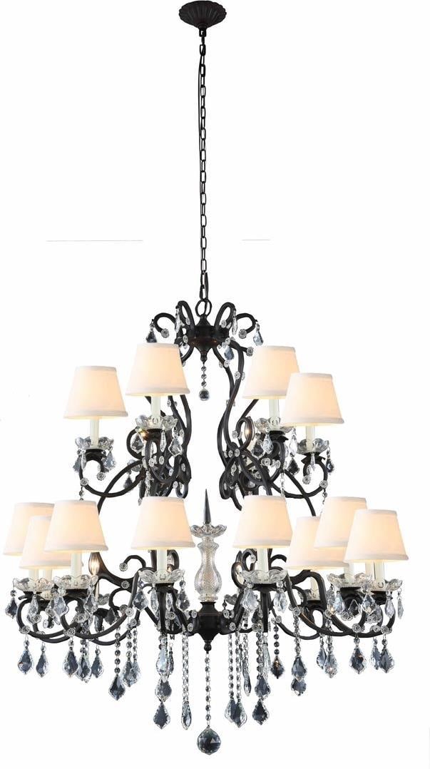 Elegant Diana Bronze Crystal Bowl Chandelier UL-Listed 47H: Elegant Diana Bronze Crystal Bowl Chandelier UL-Listed 47H Illuminate your space with the stunning Diana Crystal-Laden Chandelier, a beautiful blend of vintage charm and contemporary elegance. This bo