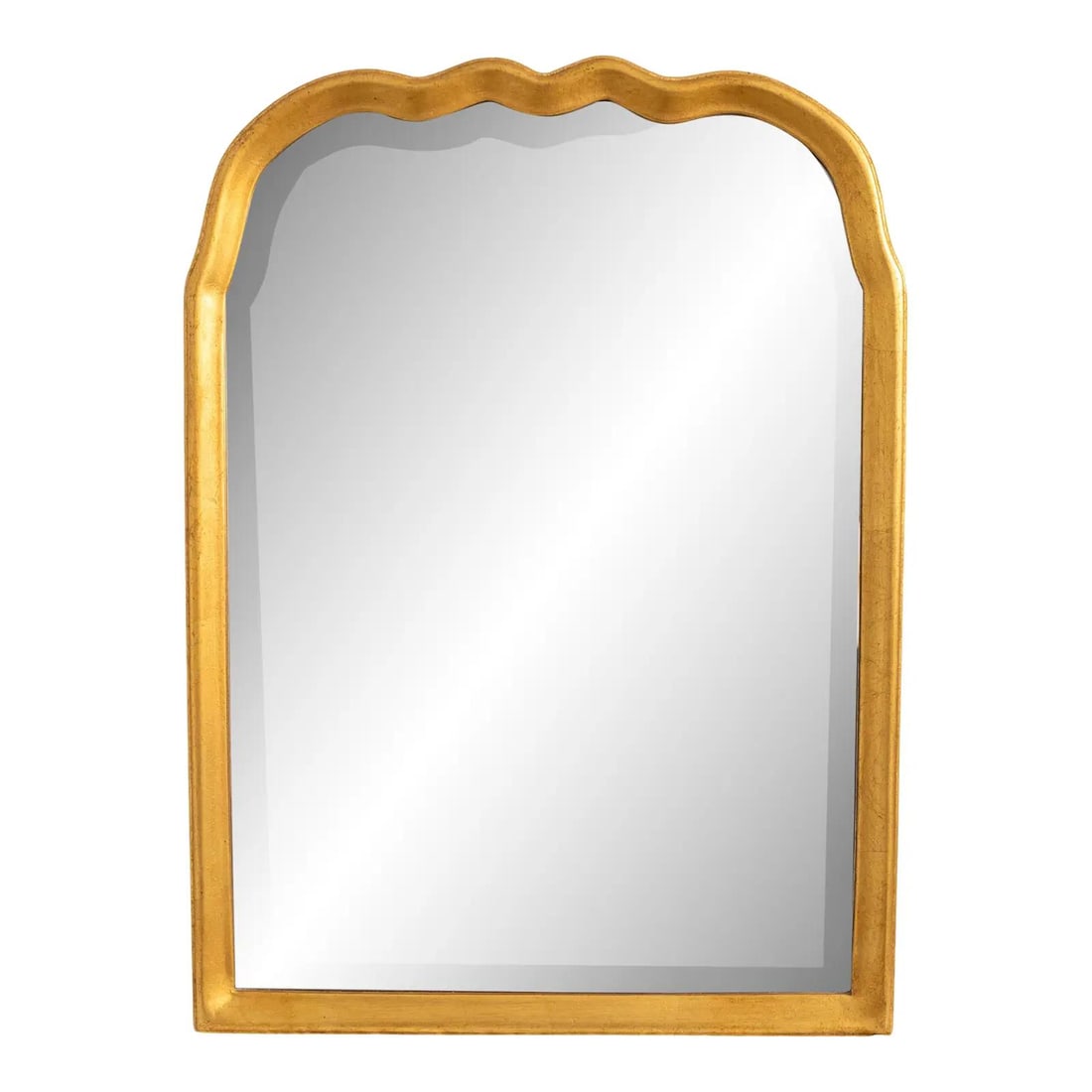 Elegant Gold Giltwood Queen Anne Style Dressing Table Mirror (1 of 9)