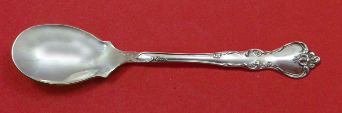 Savannah Sterling Silver Ice Cream Spoon by Reed and Barton Custom Made 5 3/4": Savannah Sterling Silver Ice Cream Spoon by Reed and Barton Custom Made 5 3/4" Indulge in the elegance of the Savannah pattern with this exquisite ice cream spoon crafted by Reed and Barton. Made from