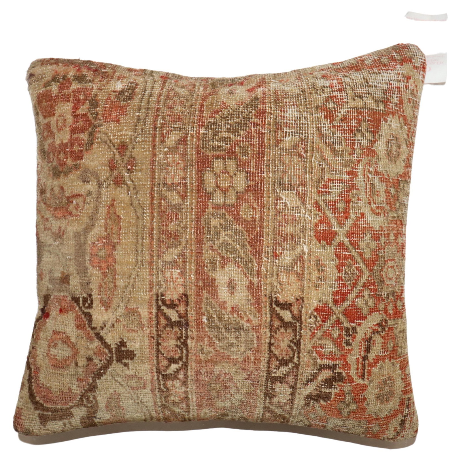 Antique Persian Tabriz Rug Pillow 16x16 American Classical (1 of 4)