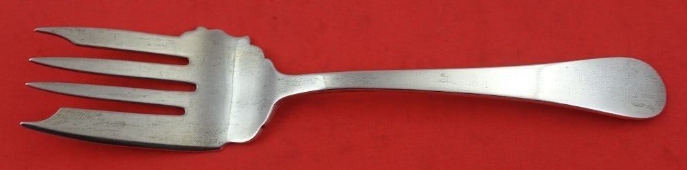 Reed and Barton Dominick and Haff Sterling Silver Cold Meat Fork 7.5 Old English Antique (1 of 2)