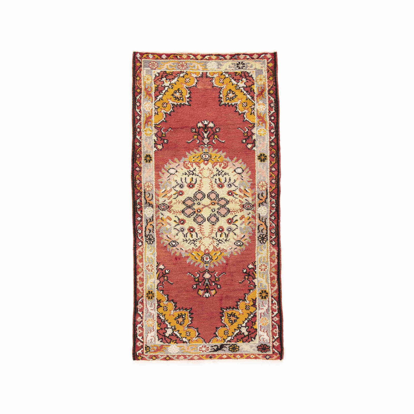 Authentic Handmade Anadol Wool Carpet 35.8 x 74.4 Double Knots (1 of 8)