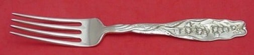 Whiting Lily of the Valley Sterling Silver Fork 6 7/8 Inch (1 of 1)