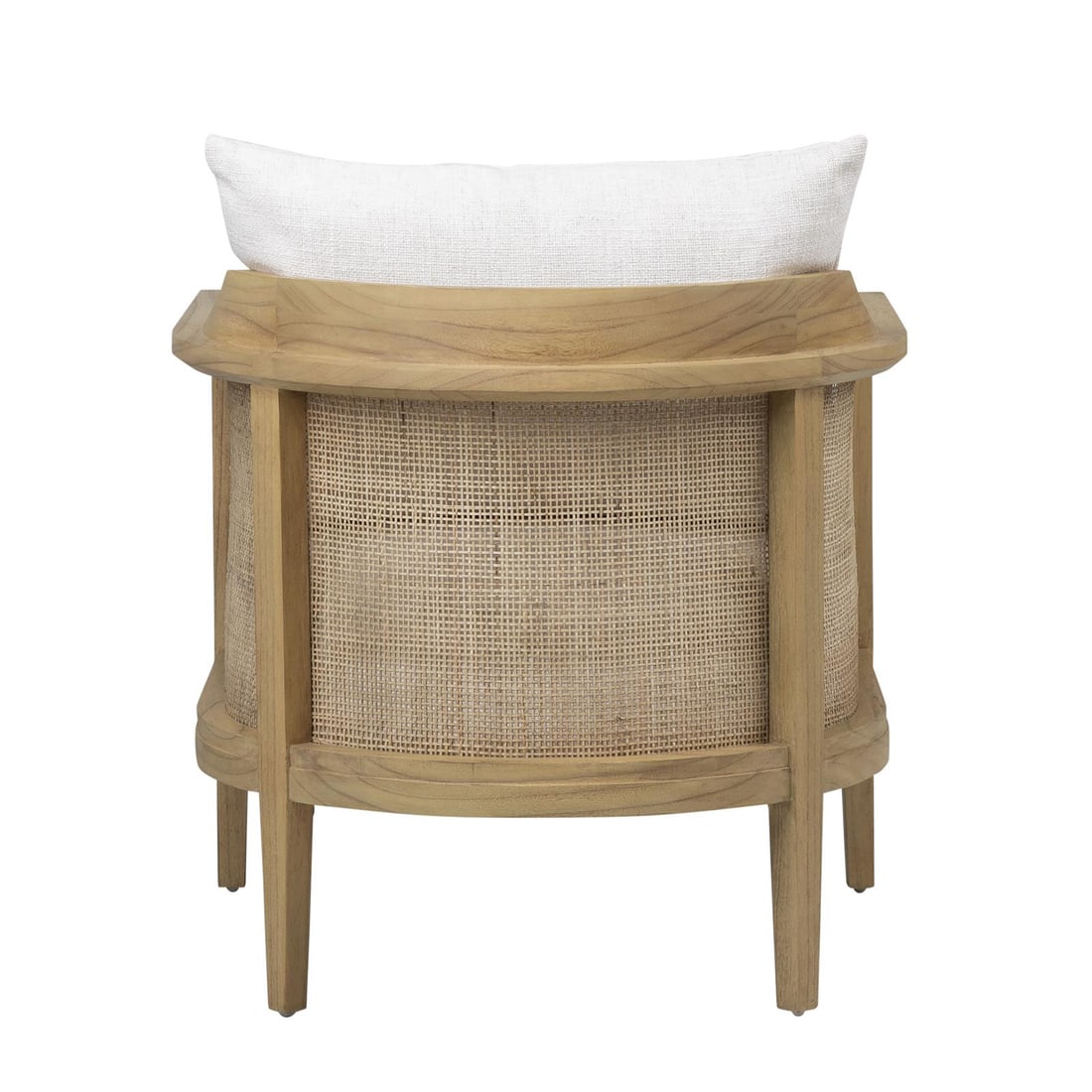 Miera Occasional Chair Off-White Upholstery Stylish Comfort (1 of 6)