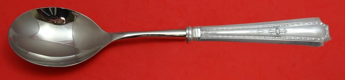 Durgin-Gorham Colfax Sterling Silver Casserole Spoon 11 1/4 Inch Custom: Durgin-Gorham Colfax Sterling Silver Casserole Spoon 11 1/4 Inch Custom This exquisite casserole spoon, crafted in the Colfax pattern by Durgin-Gorham, showcases a classic design in sterling silver. M