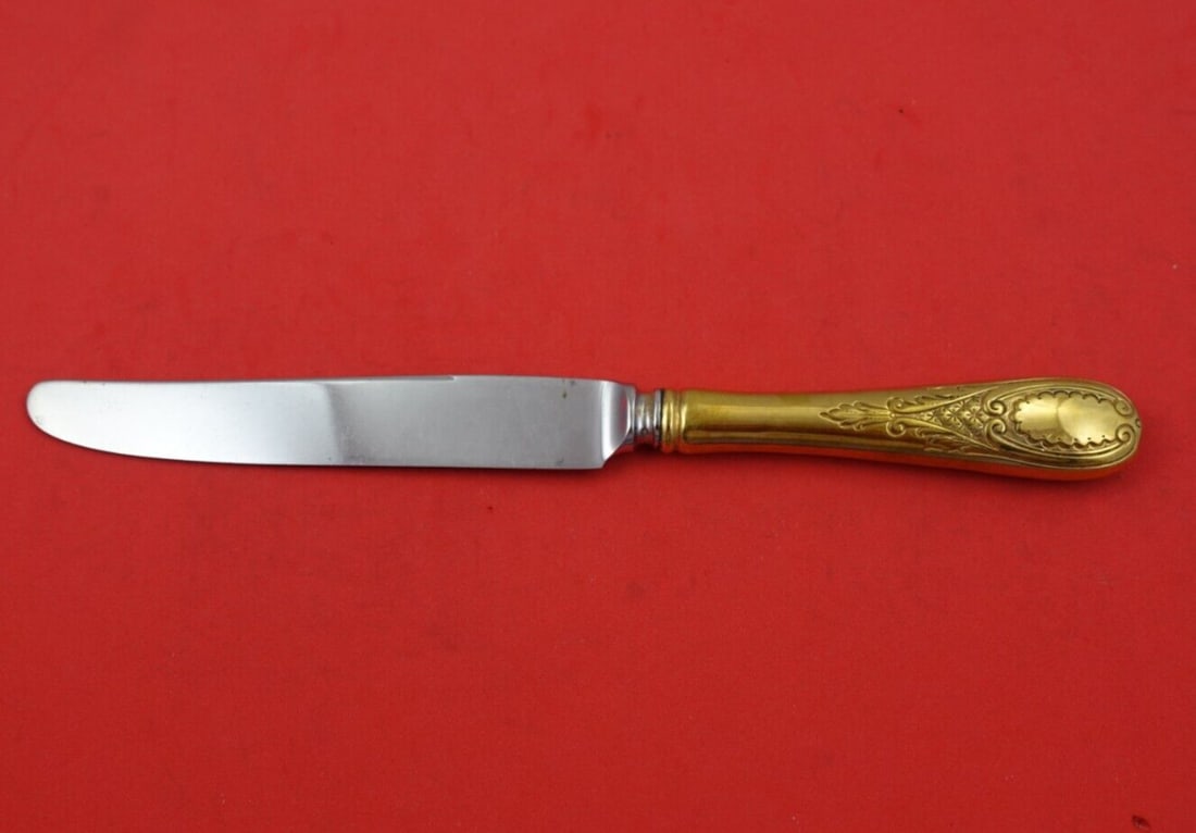 Tuttle Windsor Castle Vermeil Sterling Silver Knife 9 Inch (1 of 3)
