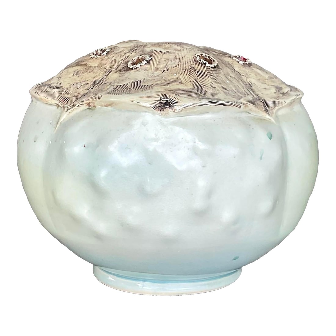 Vintage Boho Signed Pottery Vase from Palm Beach Estate (1 of 7)