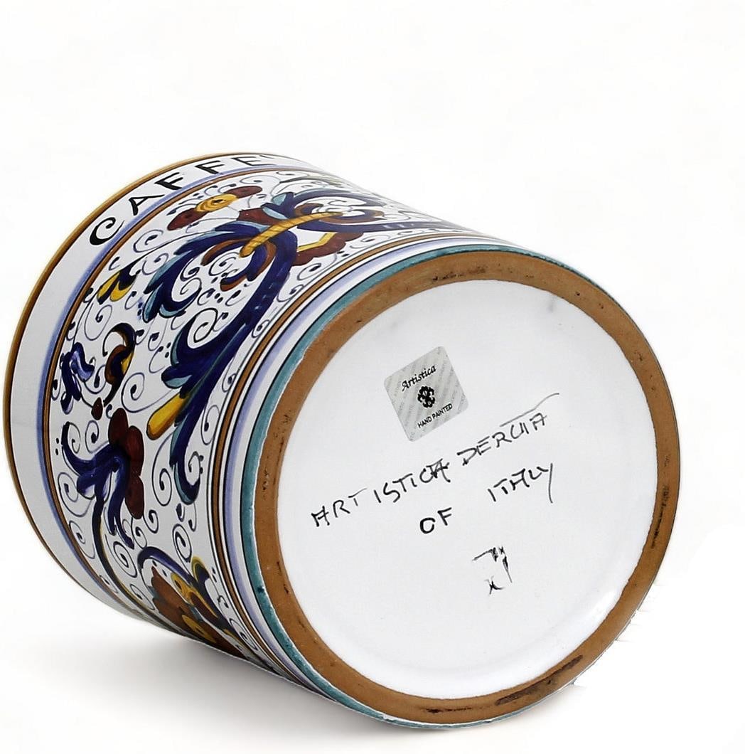 Ricco Deruta Deluxe Caffe Canister with Bamboo Lid (1 of 7)