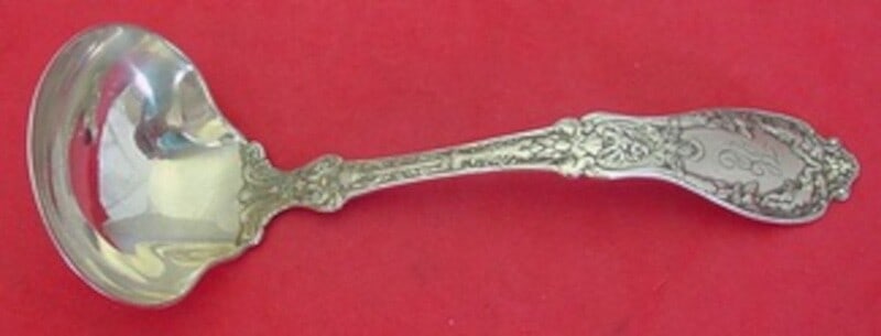 Gorham Paris Sterling Silver Gravy Ladle 7 Inch Multi-Motif (1 of 1)