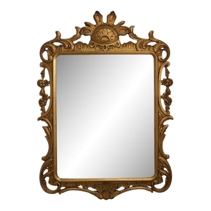 Vintage Italian Style Ornate Gold Gilt Mirror 31 x 45 (1 of 10)