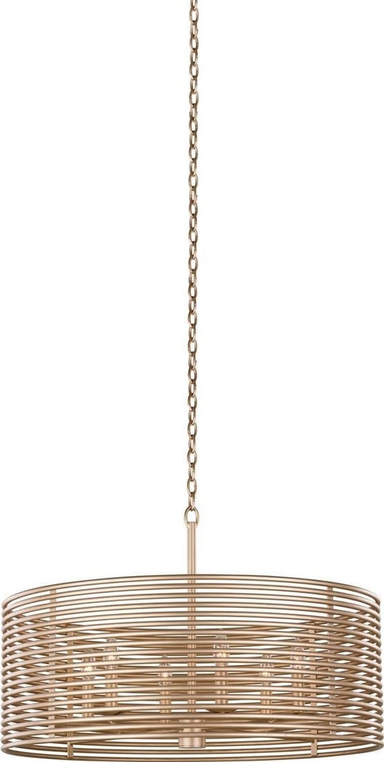 Kalco Emery 28 Inch Modern Gold Pendant Light (1 of 1)