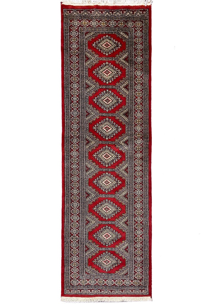 Jaldar Bokara Handmade Runner 2.6 x 8.3 Premium Quality (1 of 11)