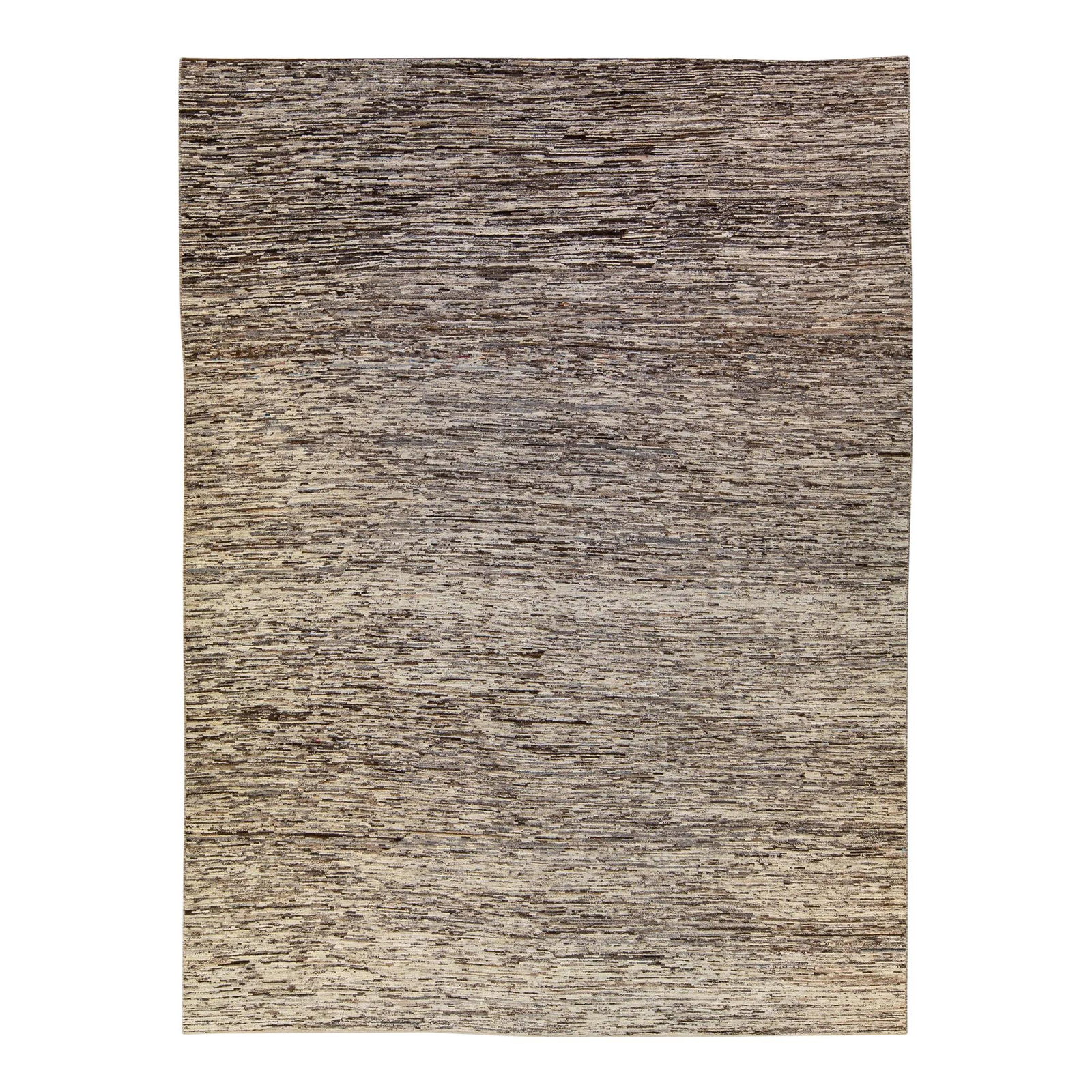 Contemporary Hand-Knotted Wool Rug Moroccan Abstract Design 10'3 x 13'7: Contemporary Hand-Knotted Wool Rug Moroccan Abstract Design 10'3 x 13'7 Enhance your living space with this exquisite hand-knotted wool rug, showcasing a contemporary Moroccan design. The captivating 