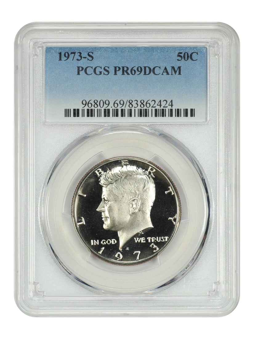 1973-S Kennedy Half Dollar PCGS PR69DCAM Uncirculated (1 of 4)