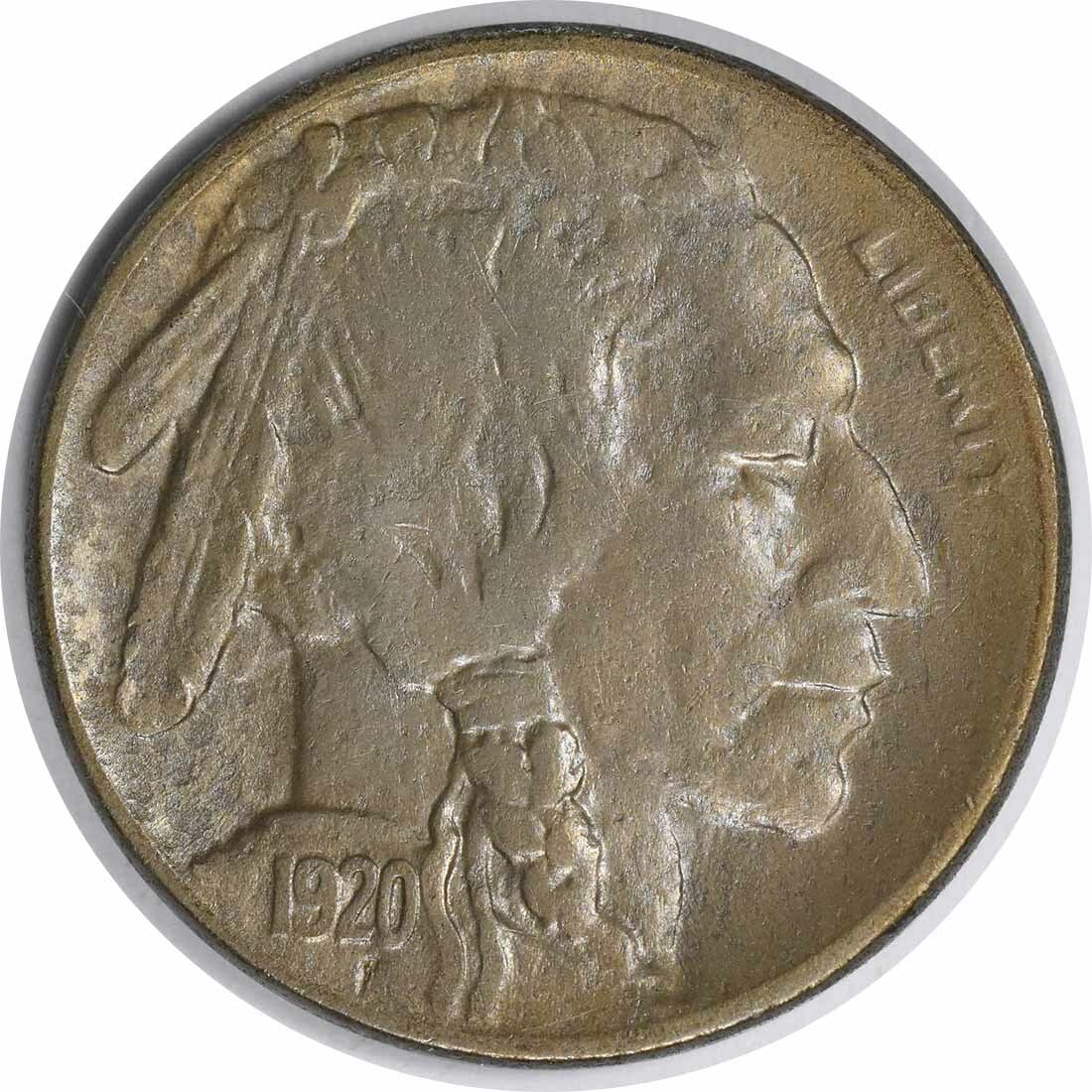 1920-S Buffalo Nickel 5C VF Uncertified Coin (1 of 2)