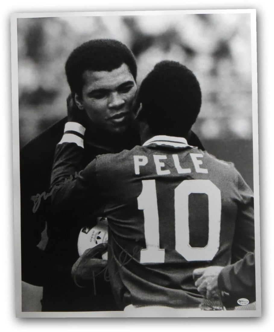 Muhammad Ali Pele Autographed 16X20 Photo Online Authentics (1 of 4)