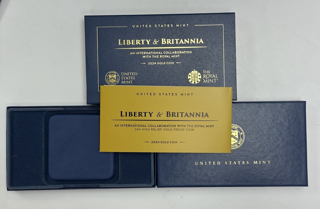 2024-W Liberty Britannia Gold $100 OGP & COA Without Coin (1 of 1)