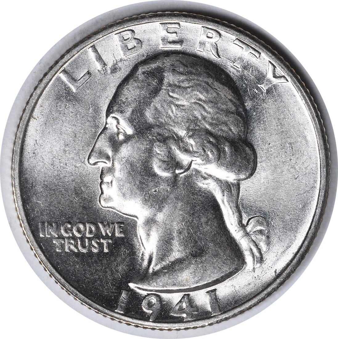 1941-S Washington Silver Quarter Choice BU Uncertified Coin (1 of 2)